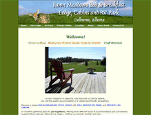 Tablet Screenshot of fawnmeadowslodge.com